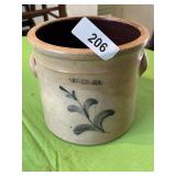 Olean NY Salt Glazed Jar -*