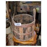 Primitive Wood Bucket