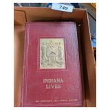 1967 Indiana Lives Historical Book