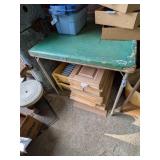 Vintage Card Table in Worn Condition
