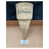Uhl Pottery Cemetery Vase E. Vaughn