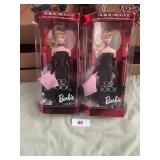 (2) Modern Barbies