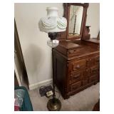 Antique Floor Lamp, 56" Tall, **
