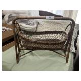 Baby Doll Wicker Bassinet