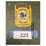 Vintage Tin Advertising Invoice Holder