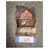 Merry War Vintage Advertising Match Holder