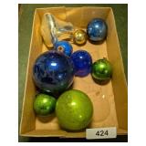 (9) Vintage Glass Balls