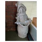 30" Tall Landscape Snowman Bird Feeder