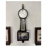 New Haven Clock Company Antique Wall Clock w/ Key
