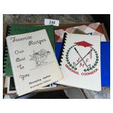 Assorted Cookbooks, Some are Local