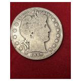 1898 Barber Half Dollar