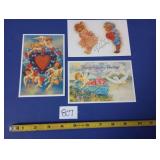(3) Valentine Post Cards Hong Kong