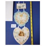 Dangling Heart Valentine "Old Print Factory"