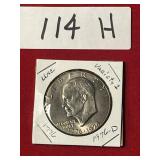1976 D Var.1 Unc. Eisenhower Dollar
