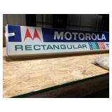 Motorola Double Framed Sign w/