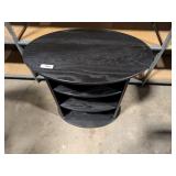 Black Wood TV / Stereo Stand