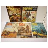 (5) True West Showdown and Old West Magazines
