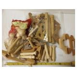 Woodshop Craft Project Handles Knobs Finials Asst