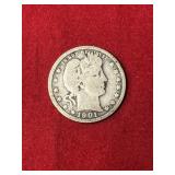 1901 Barber Quarter