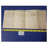 Mill Shoals Illinois 1914 Tax Receipt