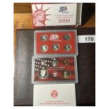 2000 United States Mint SILVER proof Set