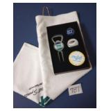 New Golf Towel Golf Tools Ball Marker Divot Tool