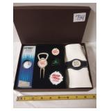 New Golf Balls Divot Tool Club Brush Hat Marker