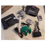 (2) Nintendo 64 Consoles w/ Controllers & Games