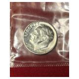 1964 Unc. Roosevelt Dime