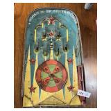 Antique Poosh-M-Up Streamliner Marble pinball toy