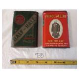Half & Half, Prince Albert Crimp Cut Tobacco Tins