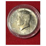 1969 D 1964 Kennedy Half Dollar