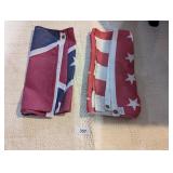 Confederate Flag & IU Flag