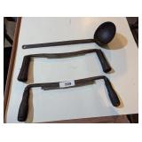 Ladle & 2-Handed Saw