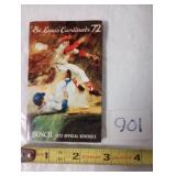 1972 St Louis Cardinals Pocket Schedule