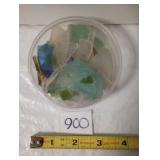 Sea Glass Aqua Blue Green