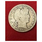1905 Barber Half Dollar