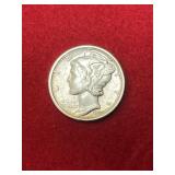 1944 Mercury Dime