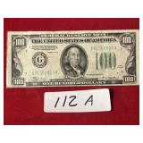 1934 $100 Bill Unique Serial Number