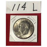 1976 D Var.1 Unc. Eisenhower Dollar