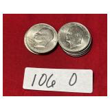 (5) 1971 D + (2) 1971 Eisenhower Dollars