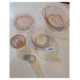 Pink Depression Dishes