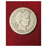 1914 Barber Quarter