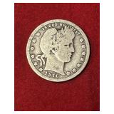 1916 D Barber Quarter