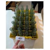 Plastic Coca-Cola Crate w/ Glass Coca-Cola