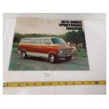 1975 Dodge Sportsman Wagons Dealer Brochure