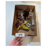 Lighter, Dice, Can Opener, Tea Tags & Other