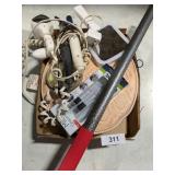 Assorted Curling Irons, Vintage Scales, &