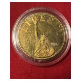 1986 Bronzed Liberty Token