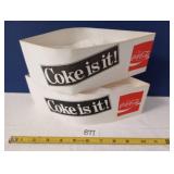 (2) Coca Cola Soda Jerk Hats 1985 Coke